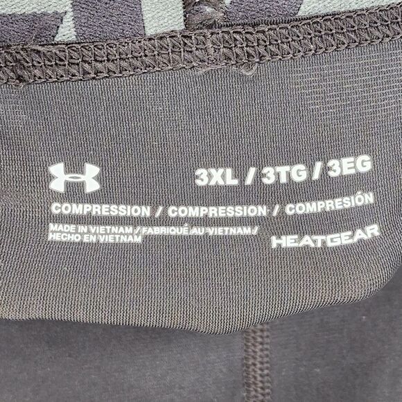 Under Armour Men's Black HeatGear Armour Compression Shorts - 3XL - Picture 4 of 6